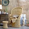 Exotic bamboo armchair