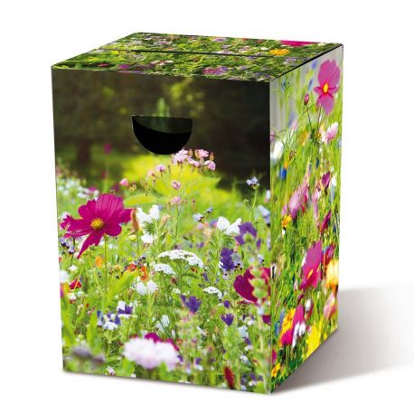 Design flowers cardboard stool 