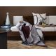 Jeté de canapé en coton gris Ferm Living