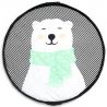 Polar bear round baby mat Play and Go