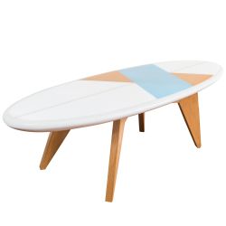 Table basse originale planche de surf