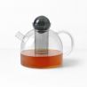 Glass teapot with tea brewer