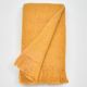 Design yellow blanket for sofa