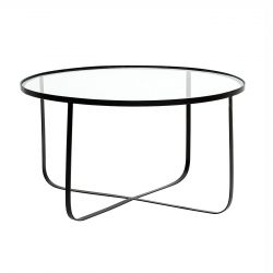 Harper round glass coffee table Bloomingville