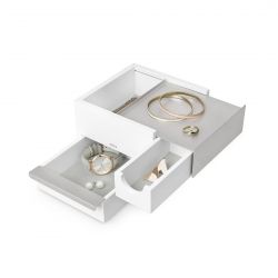 Lacquered jewelry box Spindle: box 3 drawers design Umbra