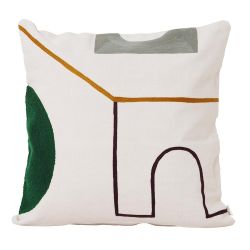 Ferm Living Gate Mirage square cushion