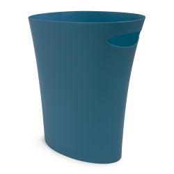 Blue Skinny waste basket