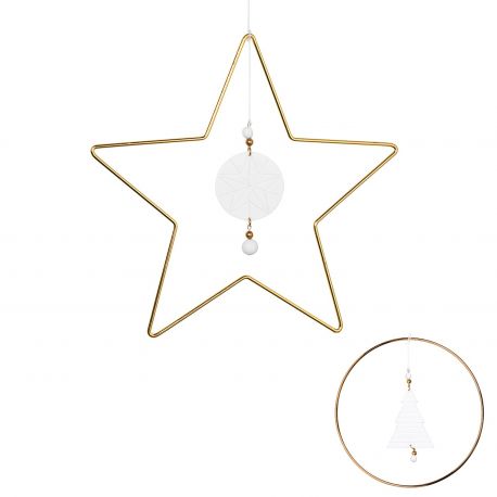 Hanging decoration Circle or Star