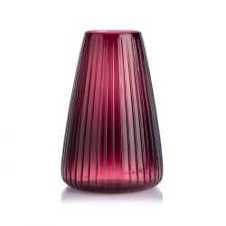 Dim purple glass vase XL Boom