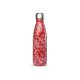 Bouteille Isotherme Flowers rouge 500 ml