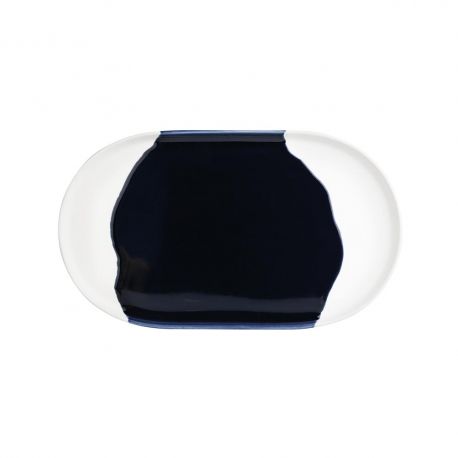 Oval Tray Blue Ink Räder