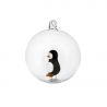 Glass Christmas Bauble Pengouin