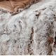 Natural Faux Fur Fleece Blanket Cocooning