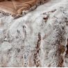 Natural Faux Fur Fleece Blanket Cocooning