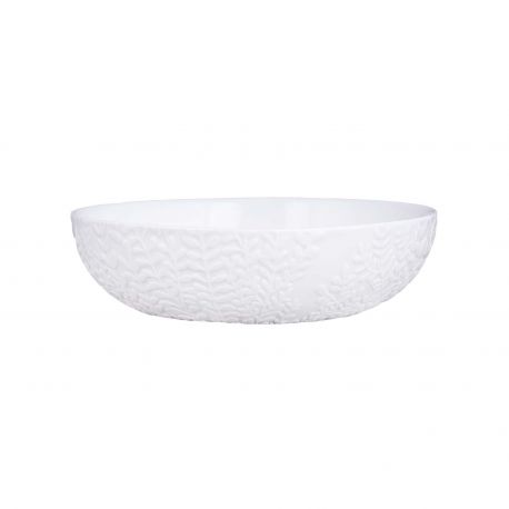 Porcelain Salad Bowl Leaves Räder