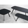 Table basse rectangulaire noire mat Solapa