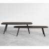 Table basse noire design Solapa Stua