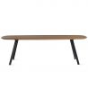 Table basse design en bois naturel Solapa 
