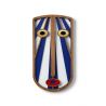 Masque bleu en bois Modern African 38