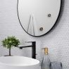 Grand miroir noir design Hubba