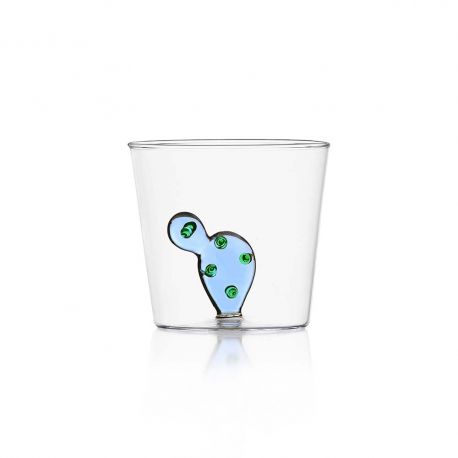 Verre Cactus Bleu