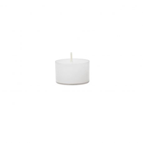 60 White Candle T-Light Broste
