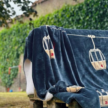 Gondola Lift Fleece Blanket Cocooning