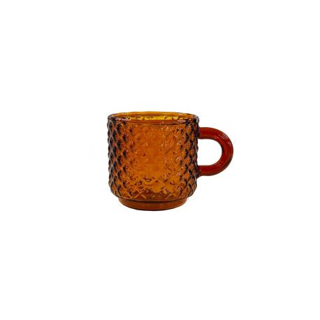 Tasse à Café ambre en verre Bensimon 