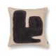 Lay Dark Brown Square Cushion Ferm Living