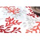 Red cotton tablecloth