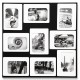M9 Black&White Magnetic Photo-Frame