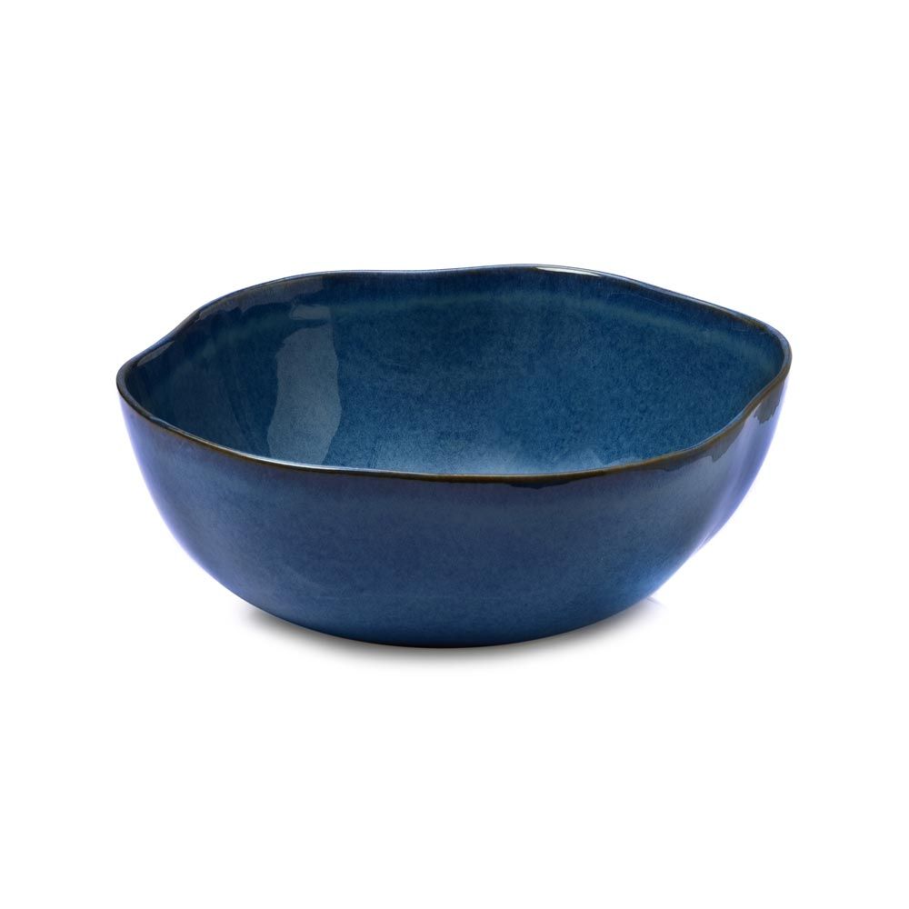 Deep salad bowl 140 oz 10.5'' Kintsugi - Sarkis | Bernardaud Porcelain