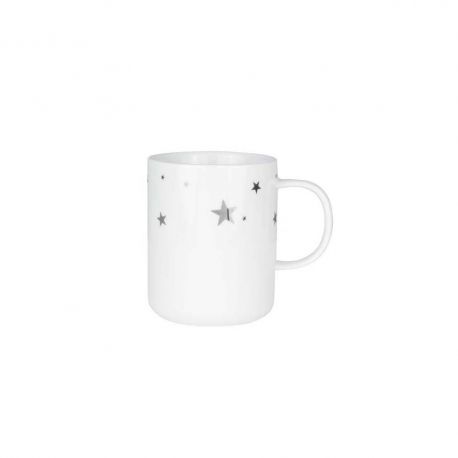 Silver Star Porcelain Mug Räder