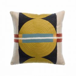 Yoni Multicolor Embroided Cushion Vivaraise
