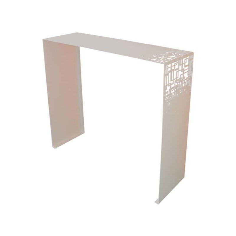 Console Cubical Blanche