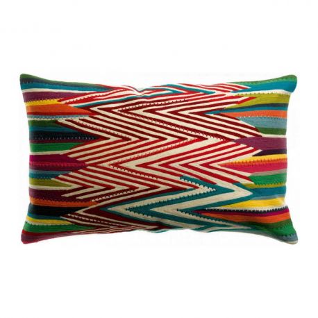 Grand Coussin Multicolore Zuma