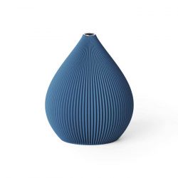 Vase Bleu en Platique Recyclé