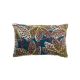 Ariane Petrol Embroided Cushion Vivaraise