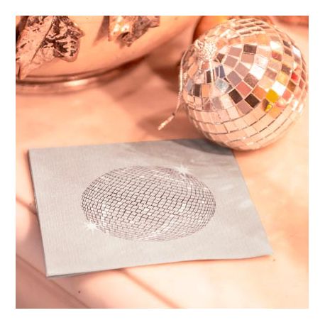 Disco Ball Non-woven Napkins Françoise Paviot