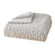 Pebble Faux fur Fleece Blanket Cocooning