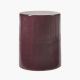 Tabouret Table Appoint Ronde Violet