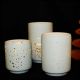 3 Porcelain Candle Jars Räder