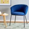 Fauteuil Design Bleu Bloomingville