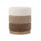 Pouf Bilbao Rond Tricolore 