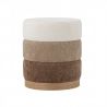 Pouf Bilbao Rond Tricolore 