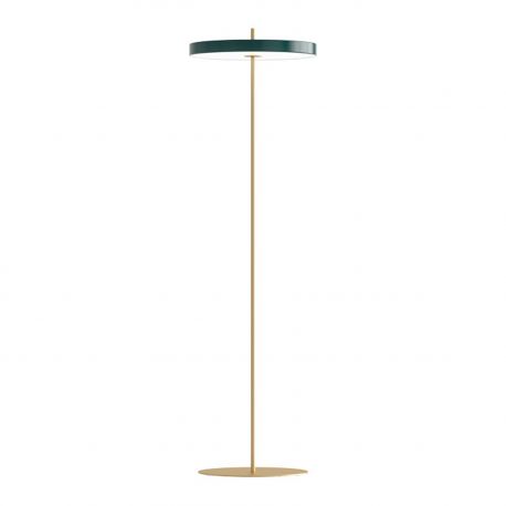 Grande Lampe Sur Pied Verte Ronde