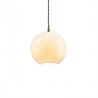 Petite Suspension Ronde Blanche 