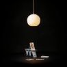 Suspension Cosmo Blanche Ronde