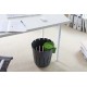 Grey recycling basket for office