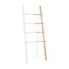 Design wooden white ladder Hub